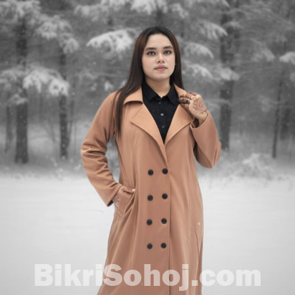 Stylish Ladies Overcoat ( Button System)